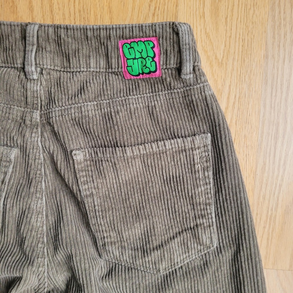 EMPYRE Y2K Tori Corduroy Pants High Rise Skater Women Brown0 - Picture 6 of 8